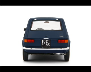 Fiat 127 1° Serie 1972 3 Porte Blu scuro Laudoracing 1:18 Resinemodell (Türen, Motorhaube... nicht zu öffnen!)